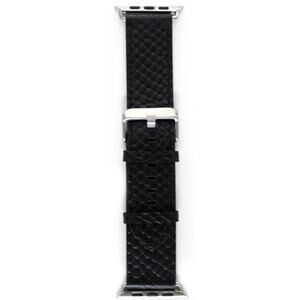 Blackweb Apple Replacement Leather Band 42Mm Black